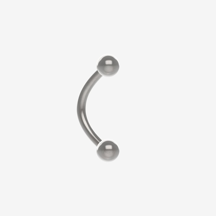 Piranha Mini Banana Surgical Steel 316L