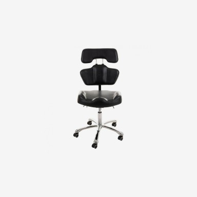 Chaise Pivotante Professionnelle Kumite Noire