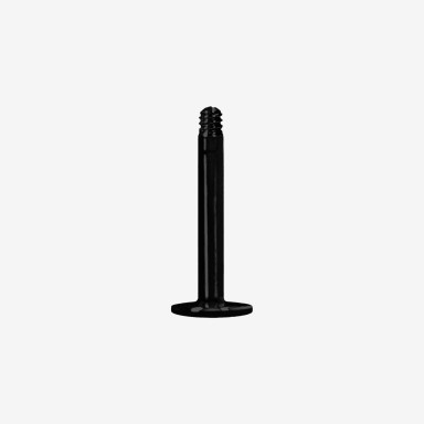 Piranha Base Labret Acero Negro