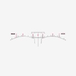 Biotek Disposable Adhesive Eyebrow Ruler 12 Units