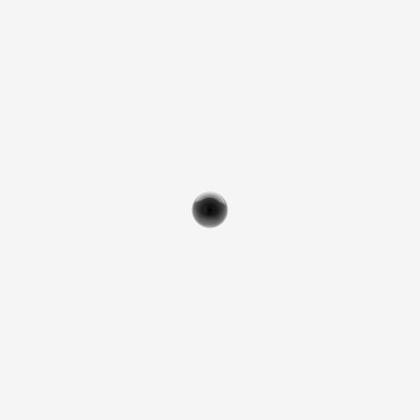 Piranha Boule Acier Noir
